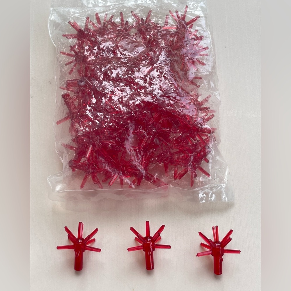 Sputnik replacement ceramic Christmas tree lights bulbs red 25